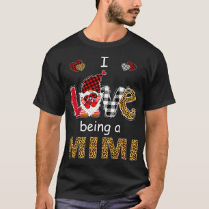 Camiseta Eu Adoro Ser Um Mimi Adoro Gnomo Xadrez Leopardo M
