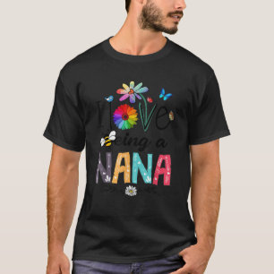 Camiseta Eu adoro ser uma avó Daisy Flower Cute Mads Day