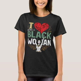 Camiseta Eu adoro ser uma mulher negra com poder