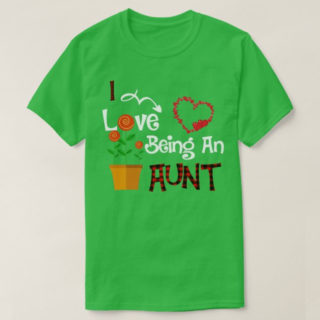 Camiseta Eu Adoro Ser Uma Tia De Natal (Frente do Design)