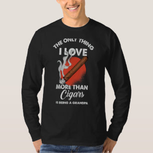 Camiseta Eu Adoro Ser Vovô Citação Mais Do Que Charutos