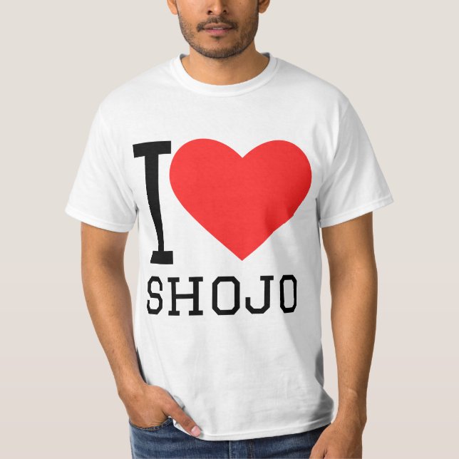 Camiseta Eu adoro shojo (Frente)