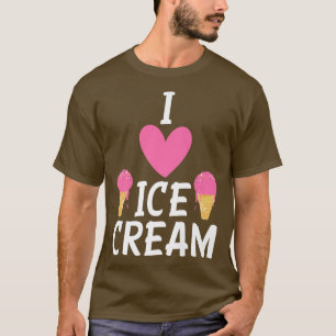Camiseta Eu adoro Sorvete
