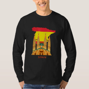 Camiseta Eu adoro Souvenirs Espanhas - Arte Monuclear Espan
