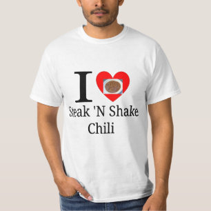 Camiseta Eu adoro Steak 'n Shake Chili