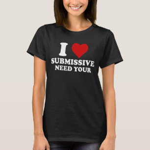 Camiseta Eu Adoro Submissivo Precisa De Sua Figurinha Homen
