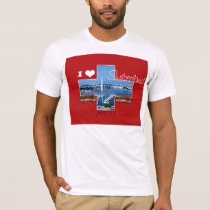 Camiseta Eu adoro Suiça
