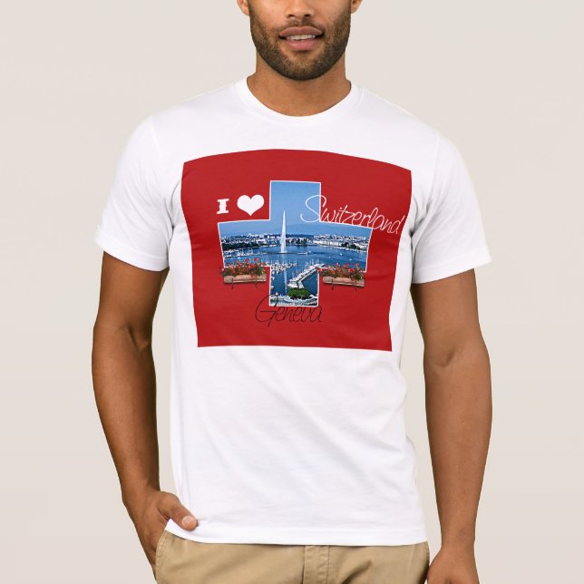 Camiseta Eu adoro Suiça (Frente)