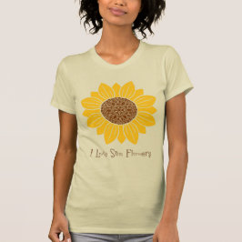 Camiseta Eu adoro Sun Flowers