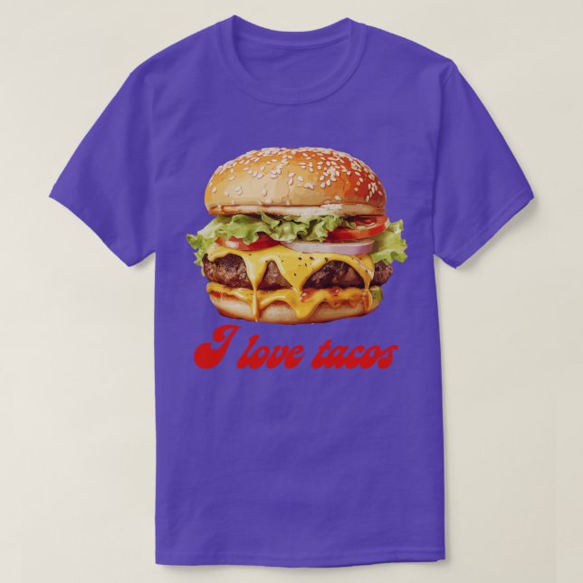 Camiseta Eu Adoro Tacos (Frente do Design)