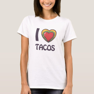 Camiseta Eu adoro Tacos