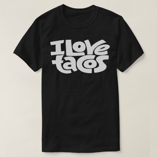 Camiseta Eu Adoro Tacos (Frente do Design)