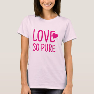Camiseta Eu adoro tão casal design puro