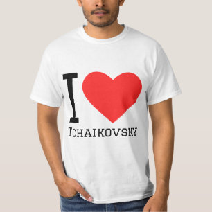 Camiseta Eu adoro tchaikovsky