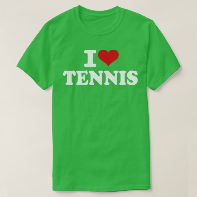 Camiseta Eu adoro tênis (Frente do Design)