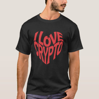 Camiseta Eu Adoro Tipografia Retrorativa Crypto