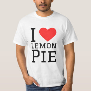 Camiseta Eu adoro torta de limão