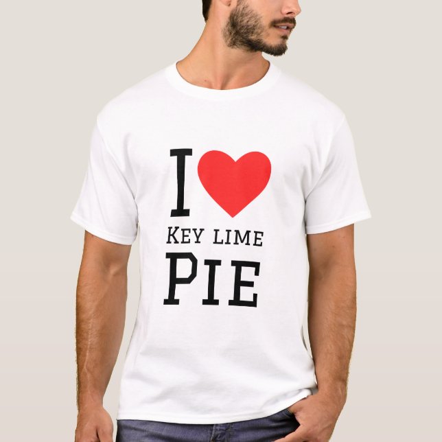 Camiseta Eu adoro torta de limão (Frente)