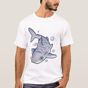 Camiseta Eu adoro tubarão Delight � Bela Arte Animal