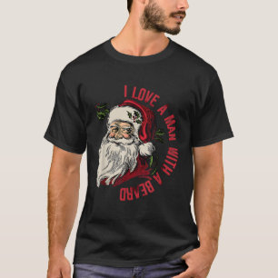 Camiseta Eu Adoro Um Com Barba Papai Noel