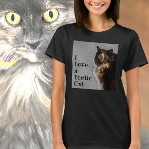 Camiseta Eu adoro um gato Tortie
