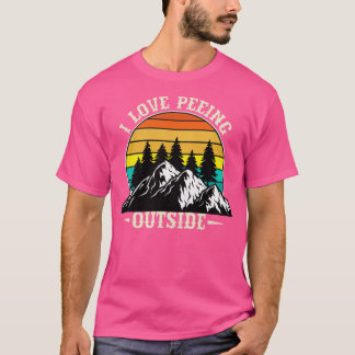 Camiseta Eu Adoro urinar lá fora