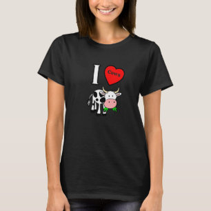 Camiseta Eu Adoro Vacas Eu Amo Vacas