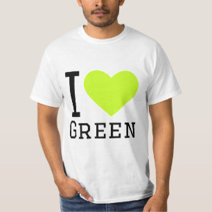 Camiseta Eu adoro verde