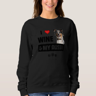 Camiseta Eu Adoro Vinho E Minha Mãe Aussie Pai Sheph Austra