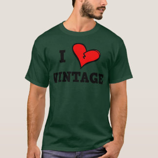Camiseta Eu adoro vintage