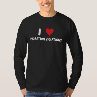 Camiseta Eu Adoro Violações de Probação - Coração - Agente 