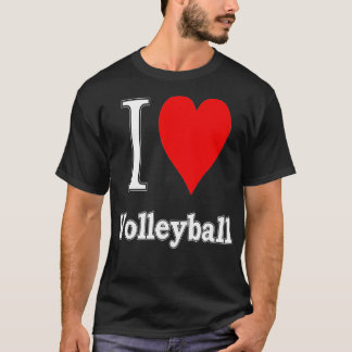 Camiseta Eu adoro vôlei, adoro esporte, maratona, volleybal
