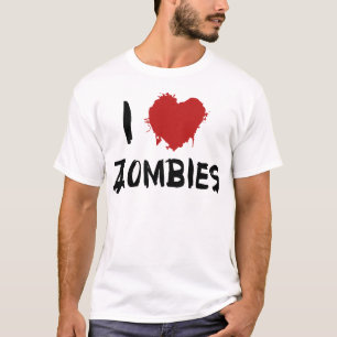Camiseta Eu Adoro Zumbis