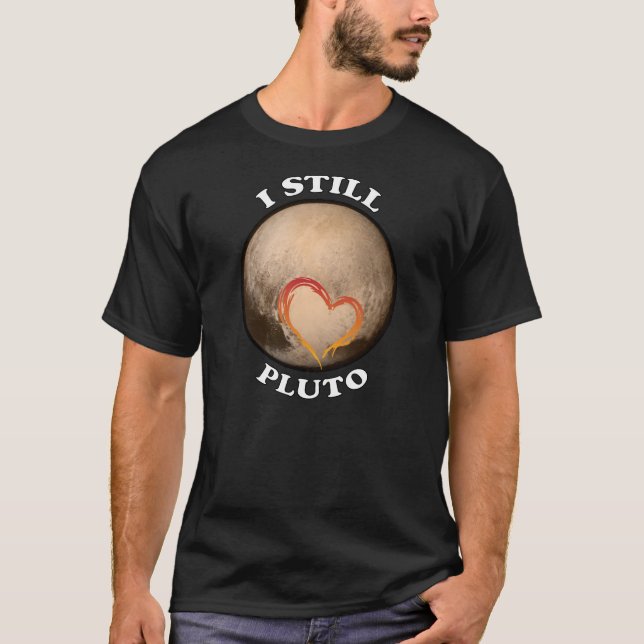 Camiseta "Eu ainda amo Pluto " (Frente)