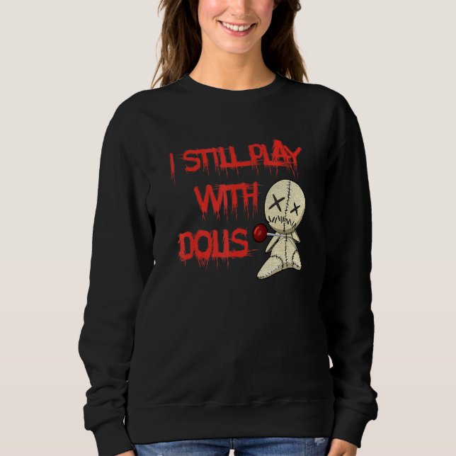 Camiseta Eu Ainda Brinco Com A Figurina De Halloween De Dol (Frente)