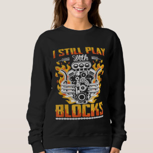 Camiseta Eu Ainda Brinco Com Blocos De Manutenção Mecânica