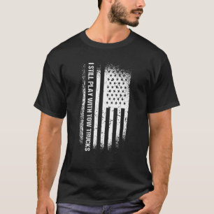 Camiseta Eu Ainda Brinco Com Dois Caminhões Com O Operador