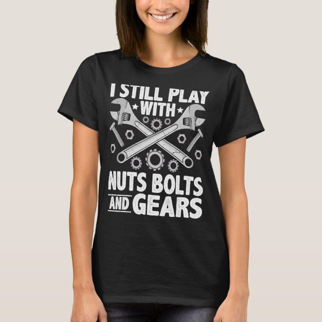 Camiseta Eu Ainda Brinco Com Loucos E Bolas E Lágrimas Mech (Frente)