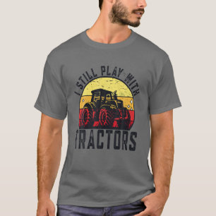 Camiseta Eu Ainda Brinco Com Tratores Vintage Farmer
