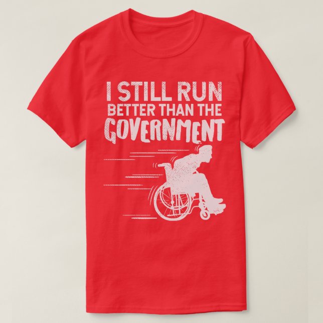 Camiseta Eu Ainda Corro Melhor Que O Governo (Frente do Design)