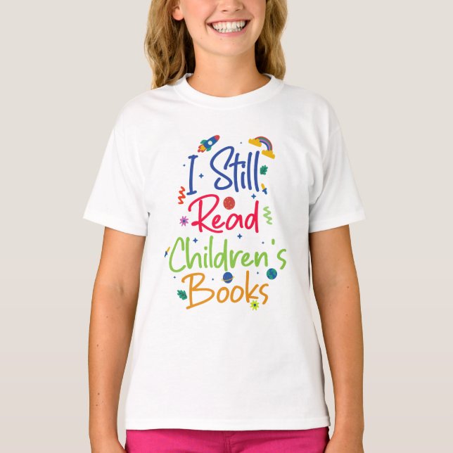 Camiseta Eu Ainda Li Livros Para Crianças (Frente)