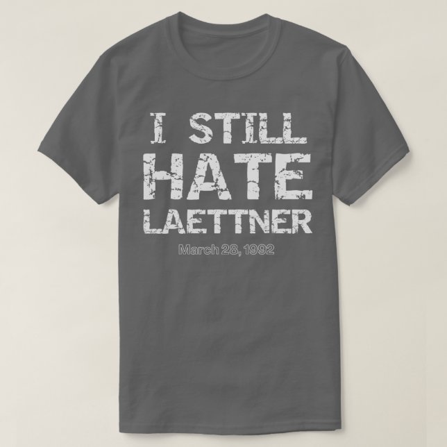 Camiseta Eu Ainda Odeio Laettner Basquete (Frente do Design)