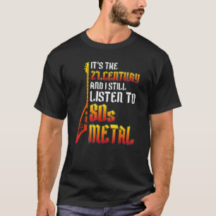 Camiseta Eu Ainda Ouço Música de Guitarra de Heavy Metal do