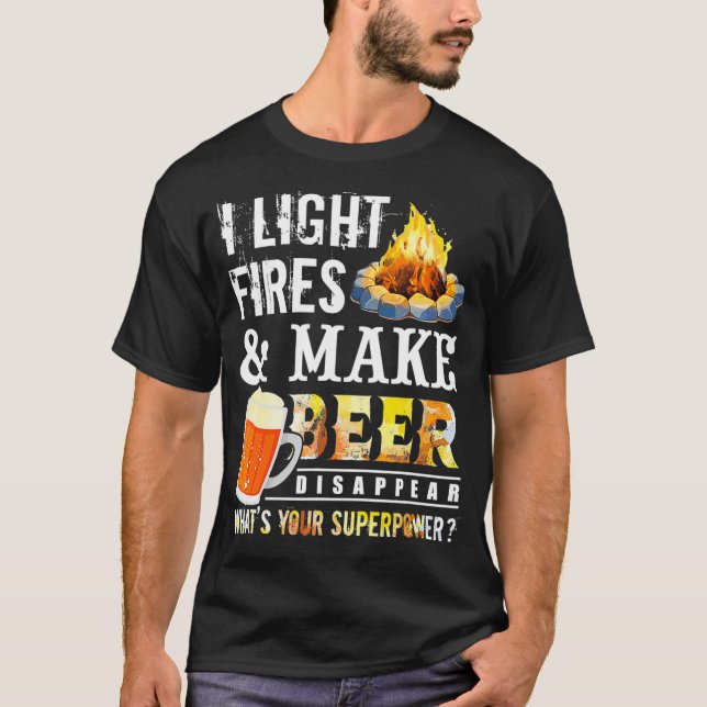 Camiseta Eu Alugo E Faço A Cerveja Desaparecer Bebendo (Frente)