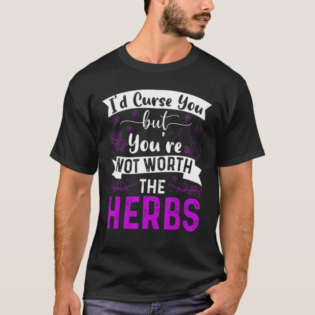 Camiseta Eu Amaldiçoo-Te, Mas Não Vales As Plantas. (Frente)