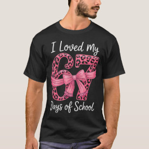 Camiseta Eu Amava Meus 67 Dias De Escola Garotas Coquetes M