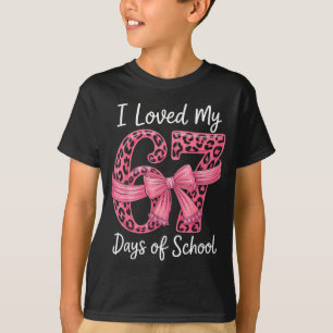 Camiseta Eu amei meus 67 dias de escola Coquette Garotas Mu