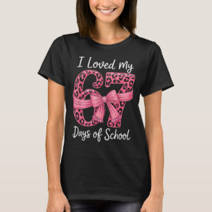 Camiseta Eu amei meus 67 dias de meninas coquetes da escola