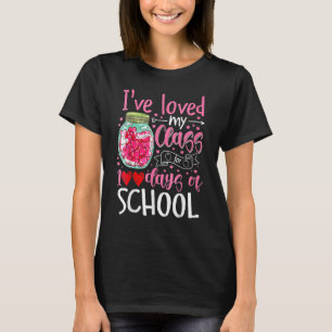 Camiseta Eu amei minha turma por 100 dias de escola 100º d