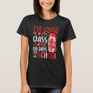 Camiseta Eu amei minha turma por 100 dias de professor